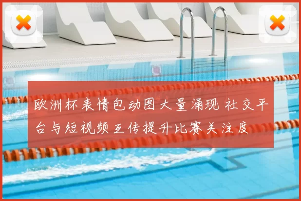 欧洲杯表情包动图大量涌现 社交平台与短视频互传提升比赛关注度